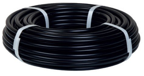 Pièces agricoles - Cloture,Jardin & Sylviculture - CABLE HT 25 M GALVA 2.5mm NOIR