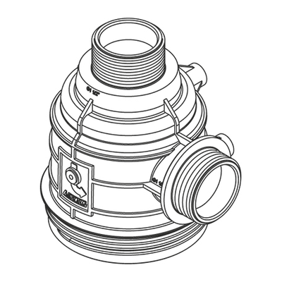 Pièces agricoles - Pièce divers - CORPS FILTRE 1"1/2 HT 39MM