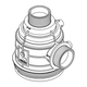 CORPS FILTRE 1"1/2 HT 39MM