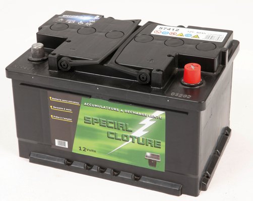 Pièces agricoles - Cloture,Jardin & Sylviculture - BATTERIE  12 V 80 AH