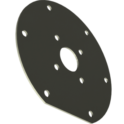 Pièces agricoles - Pièce divers - Flasque de fixation de moteur hydrauliqu Kverneland origine