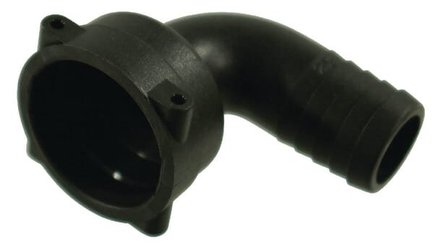 Pièces agricoles - Pièce Pulvérisateur - Raccord de tuyau 90° 60 mm avec connexion femelle T7