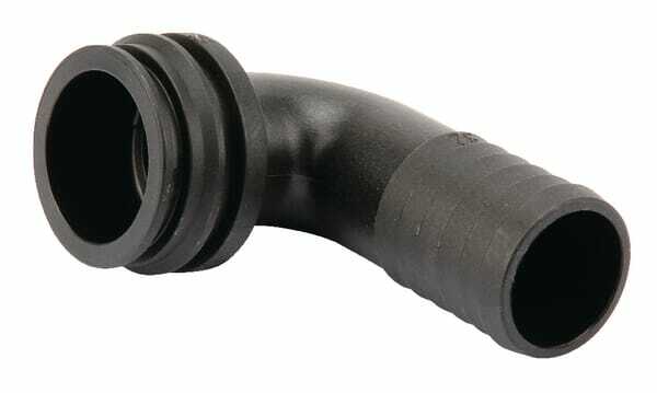 Pièces agricoles - Pièce Pulvérisateur - Raccord de tuyau 90° 38 mm avec connexion mâle T5