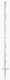 PIQUET PLASTIQUE  STANDARD 1M60 BLANC