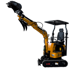 Materiels - Mini pelle sur chenilles - Minipelle Riquet LGR15HT 1500kg