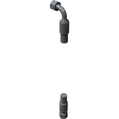 Pièces agricoles - Pièce divers - Tuyau hydraulique 2SNx1000 DN10DKOL-12L Kverneland origine