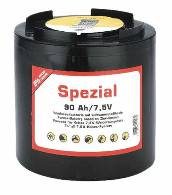 Pièces agricoles - Cloture,Jardin & Sylviculture - Pile ronde ZC 7,5V 90Ah