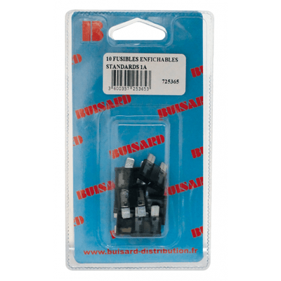 Pièces agricoles - Pièce divers - HF-10 FUSIBLES ENFICHABLES STD 1A