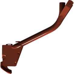 Pièces agricoles - Pièce divers - Soc court soudé w/o pointe -peint- Kverneland origine