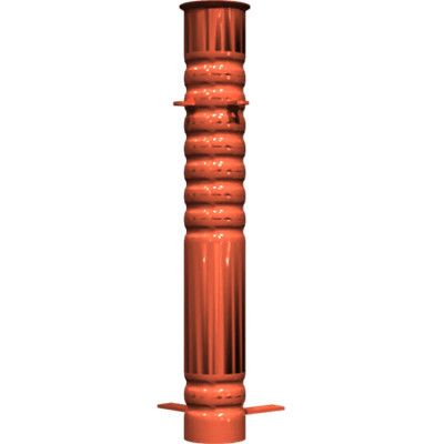 Pièces agricoles - Pièce divers - Tube diffuseur en acier #100x772 -peint- Kverneland origine
