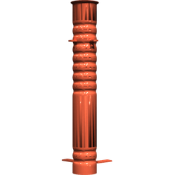 Pièces agricoles - Pièce divers - Tube diffuseur en acier #100x772 -peint- Kverneland origine