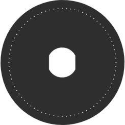 Pièces agricoles - Pièce divers - Disque 80 trous 1..5mm radis Kverneland origine