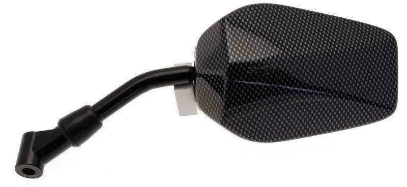Pièces Quad & Motos - Equipement véhicule - Rétroviseur V PARTS F1 universel M8/125 - aspect carbone