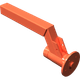 Axe à bride gauche cpl. Kverneland origine