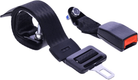 Ceinture de sécurité noire statique 2 points