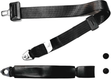 Ceinture de sécurité noire statique 2 points