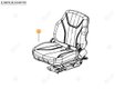 MECH.SEAT 50CV VINYL Deutz-Fahr origine