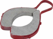 Butée prof. ALU 10 mm rouge