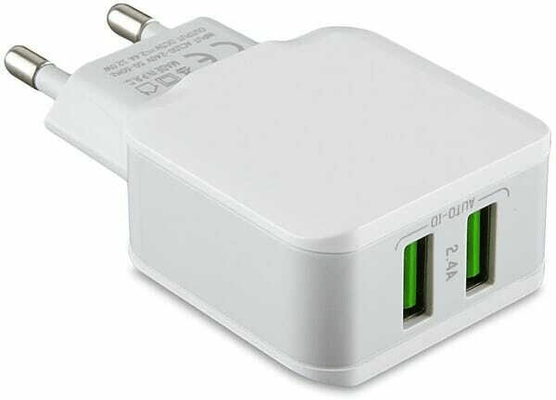 Pièces agricoles - Eclairage - Chargeur domestique USB double 100-240V