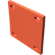 Plaque de fixation NT rouge Kverneland origine