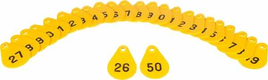Médaillons n°26-50 jaune