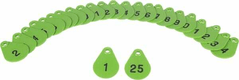 Médaillons n°1-25 verte