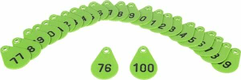 Médaillons n°76-100 verte