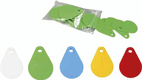 Médaillons vierges bleu (x25)