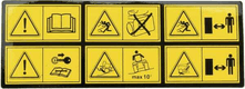 Autocollant « avertissement »