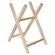 CHEVALET PORTE BUCHE EN BOIS 2 BRANCHES