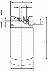 Pièces agricoles - Hydraulique - Filtre 25 µm