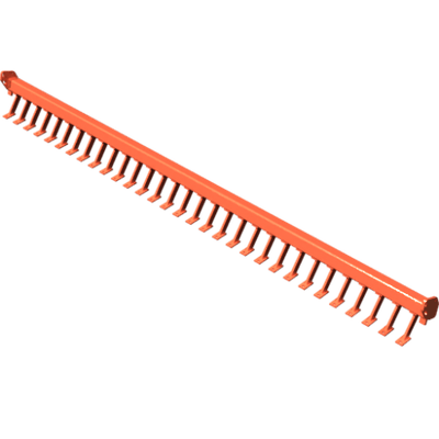 Pièces agricoles - Pièce Herse Rotative - RAMPE RACLEUR 4.00 M Kverneland origine