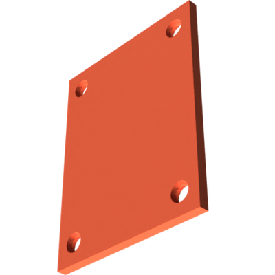 Pièces agricoles - Pièce Herse Rotative - Plaque Kverneland origine