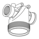 CORPS FILTRE LIGNE 1"1/4F S32820-1
