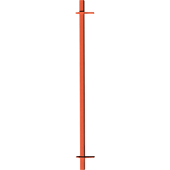 Pièces agricoles - Pièce divers - Support racleur Cracker 2.50m -peint- Kverneland origine