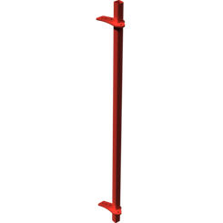 Pièces agricoles - Pièce divers - Support racleur Cracker 2.50m -peint- Kverneland origine