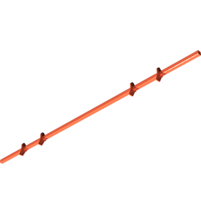 Pièces agricoles - Pièce divers - Barre de racleur Cracker 4.50m -peint- Kverneland origine