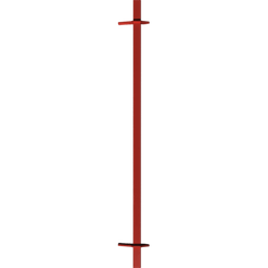 Pièces agricoles - Pièce divers - Support racleur Cracker 2.25m -peint- Kverneland origine