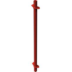 Pièces agricoles - Pièce divers - Support racleur Cracker 2.25m -peint- Kverneland origine