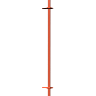 Pièces agricoles - Pièce divers - BARRE DE DECROTTOIR 2.25m -peint- Kverneland origine