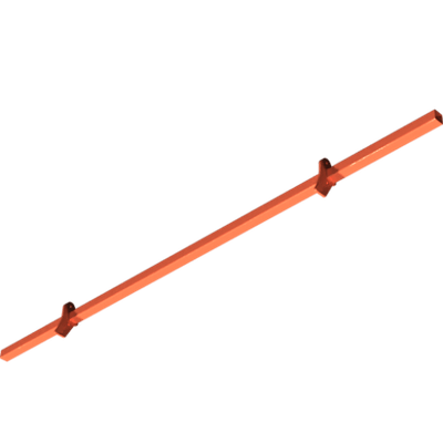 Pièces agricoles - Pièce divers - BARRE DE DECROTTOIR 3.50m -peint- Kverneland origine