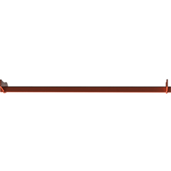 Pièces agricoles - Pièce divers - BARRE DE DECROTTOIR de 2.00m -peint- Kverneland origine