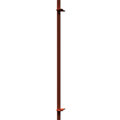 Pièces agricoles - Pièce divers - BARRE DE DECROTTOIR 2.25m -peint- Kverneland origine