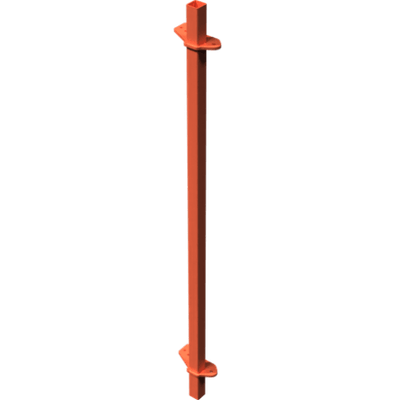Pièces agricoles - Pièce divers - BARRE DE DECROTTOIR 2.25m -peint- Kverneland origine