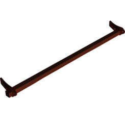 Pièces agricoles - Pièce divers - BARRE DE DECROTTOIR de 2.00m -peint- Kverneland origine