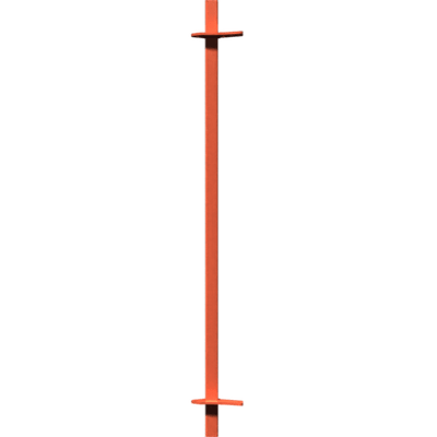 Pièces agricoles - Pièce divers - BARRE DE DECROTTOIR 2.25m -peint- Kverneland origine