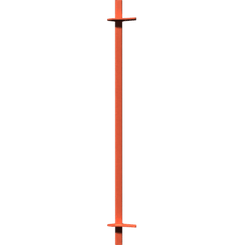 Pièces agricoles - Pièce divers - BARRE DE DECROTTOIR 2.25m -peint- Kverneland origine