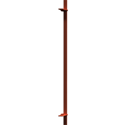 Pièces agricoles - Pièce divers - BARRE DE DECROTTOIR 2.25m -peint- Kverneland origine