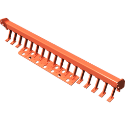 Pièces agricoles - Pièce Herse Rotative - SCRAPER FRAME 2.25 M ORANGE Kverneland origine