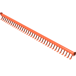 Pièces agricoles - Pièce divers - SCRAPER BEAM 4.50 M ORANGE Kverneland origine